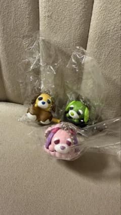 お茶犬　和菓子マスコット3つセット - 2