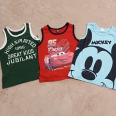 男の子タンクトップ 3枚まとめ売りのサムネイル