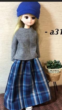リカちゃん ハンドメイド 服3点セット&ネイルシールのサムネイル