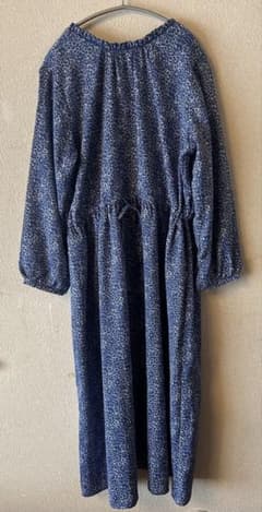 2wayロングワンピース ブルー系 長袖のサムネイル