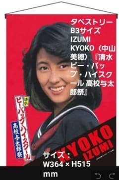 中山美穂　ビーバップハイスクール　タペストリー 中山美穂 ビーバップハイスクール タペストリー - メルカリ