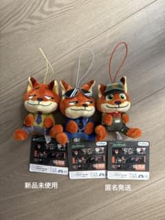 ズートピア ニック・ワイルド　こてっとペったんミニマスコット　全３種