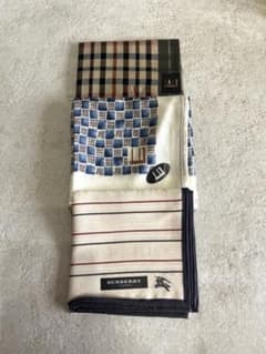 BURBERRY ダンヒル　DAKS メンズハンカチ3枚セットのサムネイル
