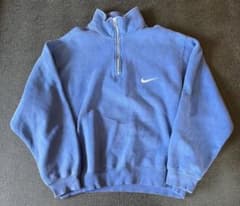 W*K様 90s NIKE ナイキ 銀タグ ハーフzipスウェット サイズ　Lのサムネイル