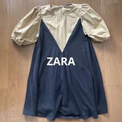 ZARA パフスリーブチュニックワンピのサムネイル