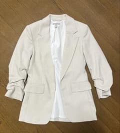 H&M アイボリー シングルブレストジャケット EUR 34のサムネイル