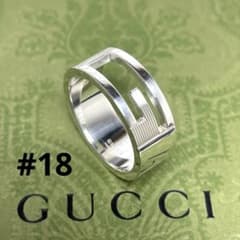GUCCIグッチ ブランデッドGリング 18号 メンズ/レディース
