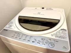 TOSHIBA 縦型洗濯機 6.0kg AW-6G6(W) - メルカリ
