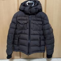 フランス国旗ロゴ】MONCLER ダウンジャケット サイズ1 ネイビー - メルカリ