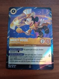 Disney Paris limited distribution Mickey Mouse French version 1 copy rare