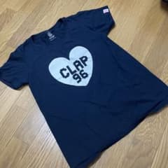 フィットネスウエア　クラップ❤️Tシャツ　ネイビー❣️のサムネイル