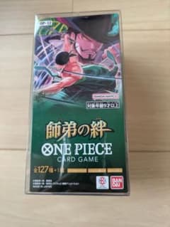最終！】師弟の絆 1box ワンピースカード - メルカリ
