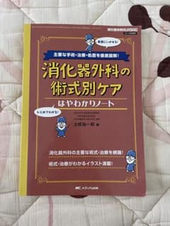 消化器外科の術式別ケア はやわかりノート 主要な手術・治療・処置を徹底図解!のサムネイル
