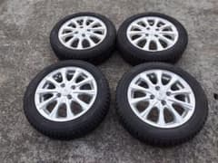 saekiさま専用　軽自動車　アルミ＋中古スタッドレス155/65R14のサムネイル