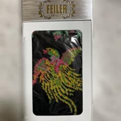 FEILER フェイラー パラディス タオルハンカチ 鳳凰 薔薇 シュニール織
