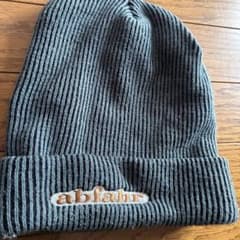 abfahr ニット帽 ビーニー グレー 刺繍のサムネイル