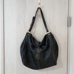 CB pelletterie シービーペレッテリア レザーバッグ ブラック - メルカリ