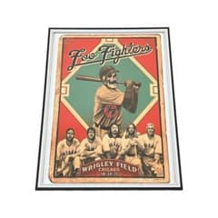 額縁付き】 Foo Fighters フーファイターズ A2ポスター 1 - メルカリ