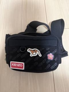 KENZO ジャングル ショルダーバッグ ブラック - メルカリ