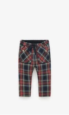 [お値下げしました]zara baby チェック柄パンツ　80cmのサムネイル