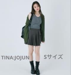 Tina. ダークグレー ミニプリーツスカートのサムネイル