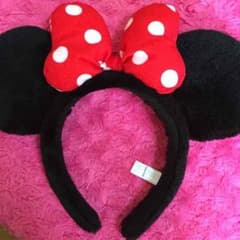 ディズニー  ミニーのかぶり物のサムネイル