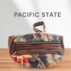 PACIFIC STATE ウエストバッグ 花柄 ボタニカル レトロ 茶色のサムネイル