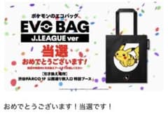 ポケモン ピカチュウ Jリーグ 限定トートバッグ ブラックのサムネイル
