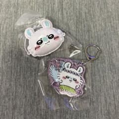 ちいかわおめん＆ラメアクリルキーホルダー モモンガセットのサムネイル