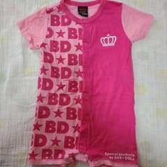 ベビードール　半袖ロンパース　80cm　女の子のサムネイル
