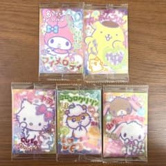 【新品未開封】サンリオキャラクターズ　カードソフトクッキー　5枚セットのサムネイル