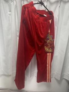 チュウカタベタイ Tiger track pants/redのサムネイル