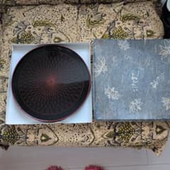 籃胎漆器丸盆のサムネイル