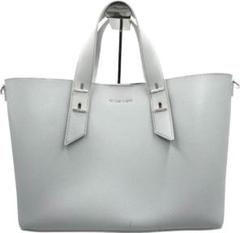 CHARLES & KEITH ダブルハンドル ホーボーバッグ ライトグレー
