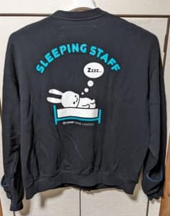 CUNE うさぎバックプリント スエットカーディガン サイズ３ CUNE うさぎバックプリント スエットカーディガン サイズ3