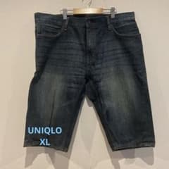 UNIQLO UJ デニム ハーフパンツ XL 92-100cmのサムネイル