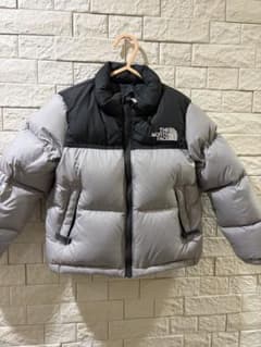 THE NORTH FACE ダウンジャケット グレー/ブラックのサムネイル