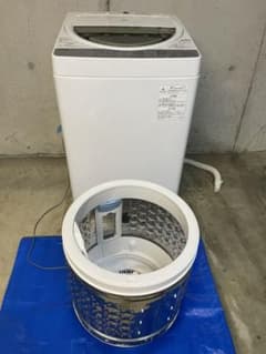 2018年東芝 AW-6G6 6kg ドラム清掃済みのサムネイル