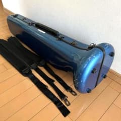 中古】C.C.シャイニーケースII トロンボーン用ケース ブルー - メルカリ