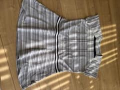 テニスウェア チュニック ストライプ柄のサムネイル
