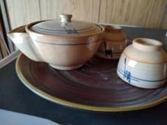 急須と湯飲み 2個セット（讃窯）のサムネイル