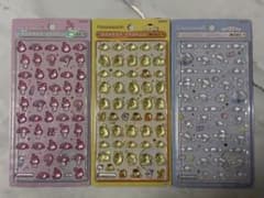 サンリオ　ボンボンドロップシール　ミニ　コンプリート　正規品 3枚セットのサムネイル