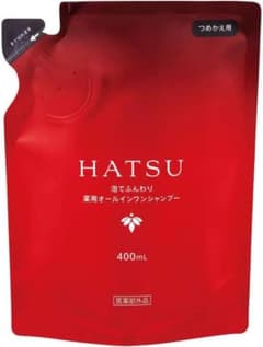 山田養蜂場 泡でふんわり 薬用オールインワンシャンプー　400ml 詰め替えのサムネイル