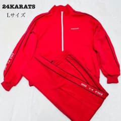 24KARATS EXILE 2020 ジャージ上下セット Lサイズ　レッド　赤 24KARATS EXILE 2020 ジャージ上下セット Lサイズ レッド 赤 - メルカリ