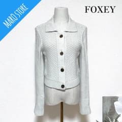 フォクシー FOXEY カシミ100% 襟付きニットセーター 近年美品 FOXEY フォクシー カシミヤ100% セーター - メルカリ