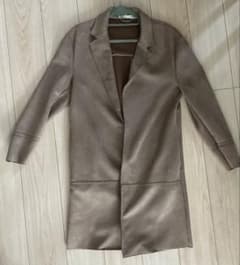 ZARA MAN フェイクスエード チェスターコート メンズ S（M相当）のサムネイル
