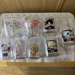 BT21 Tiny TAN 이치방쿠지 컵 유리 8 점 세트