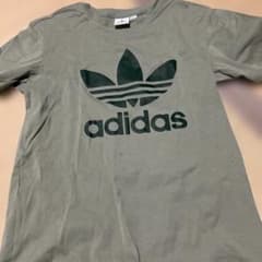 adidas トレフォイルロゴ 半袖Tシャツ カーキ Sのサムネイル
