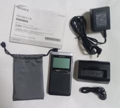 SONY ソニー ラジオ AM/ワイドFM SRF-T355K 充電スタンド - メルカリ