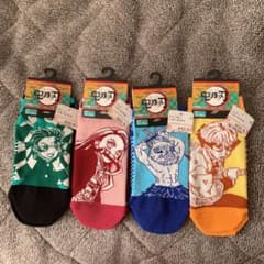 鬼滅の刃 靴下 ソックス　4足セットのサムネイル